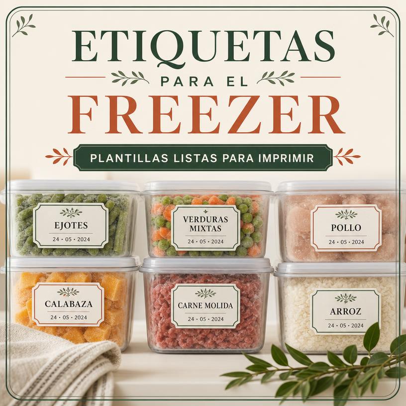 Portada de Etiquetas para el Freezer
