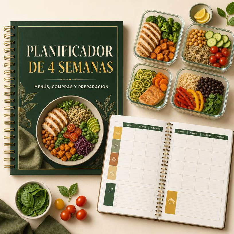 Portada de Planificador de 4 semanas